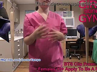 Lenna Lux’s sexy hands in procedure BTS
