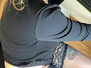 My Heart Races In Seductive Work Outfit For Boss