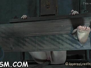 tough girl gagged and caned in rough game