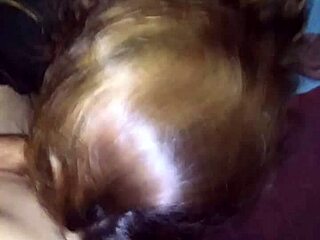 My girlfriend sucks me off at night