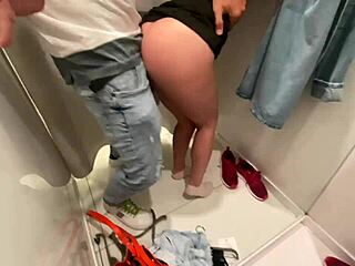 what’s behind this teen’s public shop fuck?