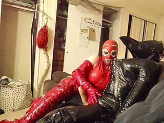 Sissy Miss Kink Compilation Slams Hard with Rubber Doll and Buttplug in Wild Latex Action