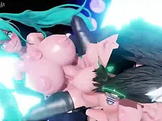 3D Remix with Shemale Miku