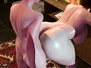 Animated Shemale in 3D Action