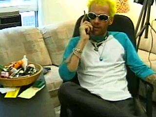 Retro Punk's Teasing Oral Trick