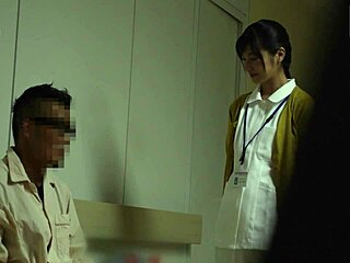 Naughty Nurse’s Secret Handjob in Late Night Exam