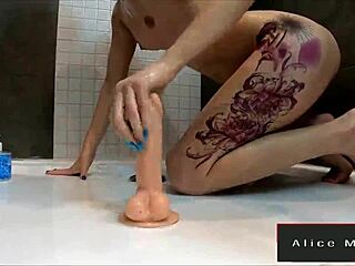 Naughty teen’s daring shower toy tease revealed