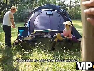 Czech Teen Rides In Forest For Risky Outdoor Bet