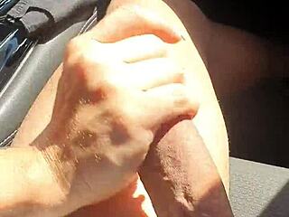 A captivating backseat moment unfolds