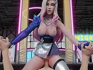 ahri’s tempting creampie in wild clubbing