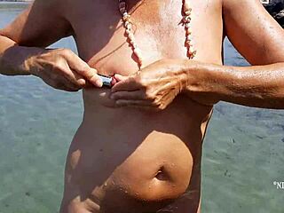 Tight wife goes bold at nude beach