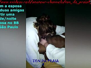 Brazilian BBW’s Saucy Sauna Blowjob Dare