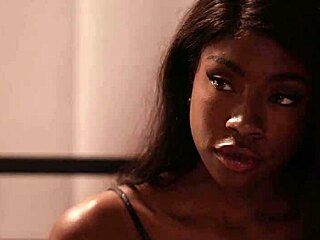 Aiden Ashley and Anne Amari share intimate kisses