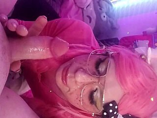 ever seen a femboy swallow two huge loads?