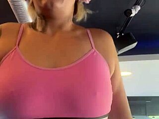 Skinny Bodybuilder Dripping Wet At Gym