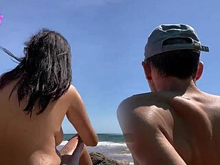 spanish voyeur’s daring beach cock tease