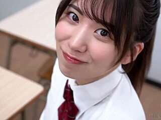 Cheeky Japanese Girl’s Dirty School Uniform Seduction