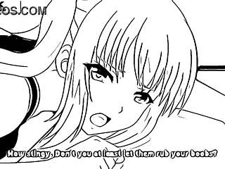 hentai comic hinting at uncensored creampie fun