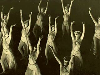 Vintage Showgirls Stripping Down
