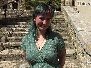 french amateurs tease in outdoor threesome fun