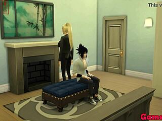 Naruto hentai sasuke’s daring anal affair