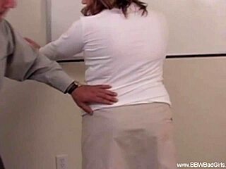 Chubby Secretary Spanked Hard for Poor Work Performance