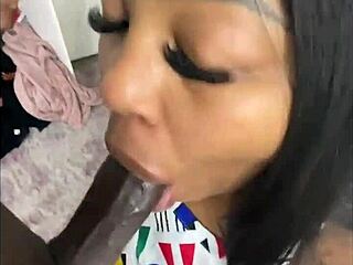 Bbw Ebony Cleaning Turns Into A Naughty Fuck Session
