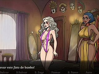 Daenerys And Sansa’s Raw Striptease Show