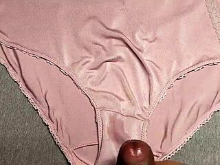 Cum Blast On Pink Panties Of Best Friend