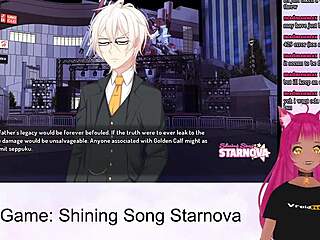 Vtuber fucks hard in Aki’s hentai route