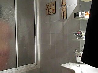 My Curvy Wife Soaping Up In Shower