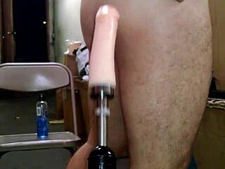 Joey D’s Gay Ass On Dildo Machine