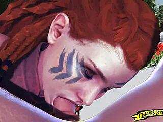 Fucking Redhead Hard in Forest Part 1
