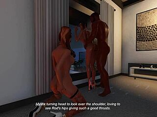 Cheeky Chicks Sharing One Hard Cock