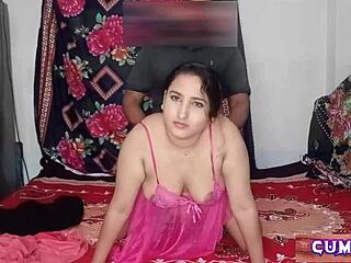 Desi Aunty Cumriya's Big Boobs Fun with Owner