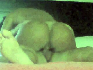 Hidden cam catches husband banging latina wife anal