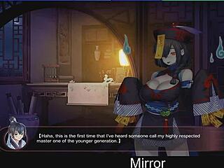 Cute hentai babe fucked raw in mirror