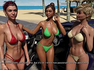 What Happens With Three Stunning Girls In One Car?