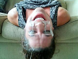 I learned face fucking from my step mom today.