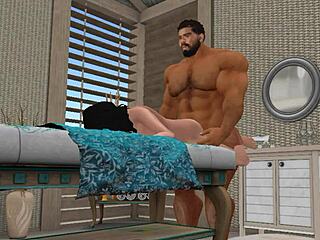 extremely handsome hunk cam heyward takes huge dick massage