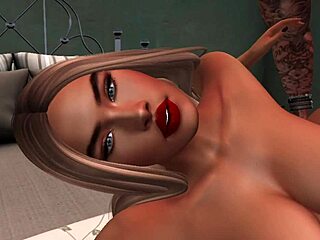 Motel Fuck: Blonde in Thigh Boots with Tattooed Guy