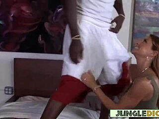 Janet Mason toys with her black stud boy