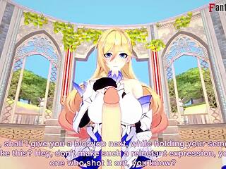 Bianka’s Alluring Anime Blowjob in Honkai Impact