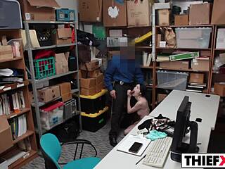 I caught a sweet teen stealing at the office