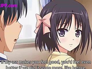 hentai teen's daring butt debut