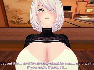 Cute 2B’s POV Tease in Nier Automata