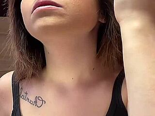 Babe Teases with Barely Concealed Allure
