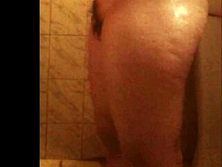 spy shower catches perfect ass ebony babe