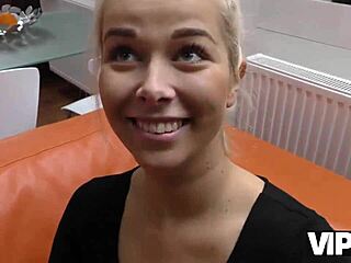 Blonde Czech Teen Trades Sex For Cash With Stranger