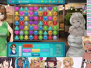 lewdneko’s suggestive play in huniepop 2 double date